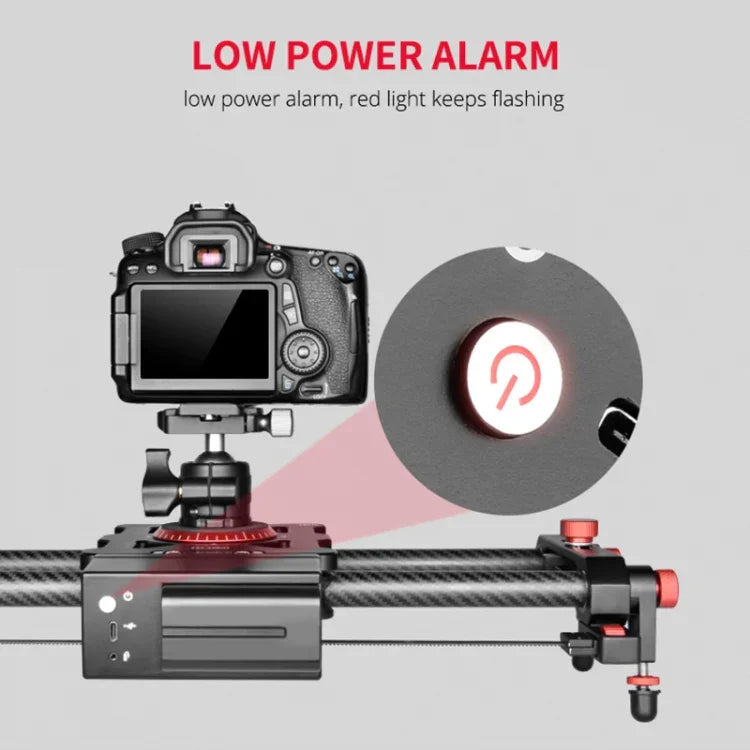 YELANGU L80TC รางสไลด์ไฟฟ้ายาว 80 ซม. พร้อมรีโมทคอนโทรล 2.4GHz สำหรับกล้อง SLR / กล้องวิดีโอ, L80TC 80 ซม.