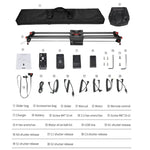 YELANGU L80TC รางสไลด์ไฟฟ้ายาว 80 ซม. พร้อมรีโมทคอนโทรล 2.4GHz สำหรับกล้อง SLR / กล้องวิดีโอ, L80TC 80 ซม.
