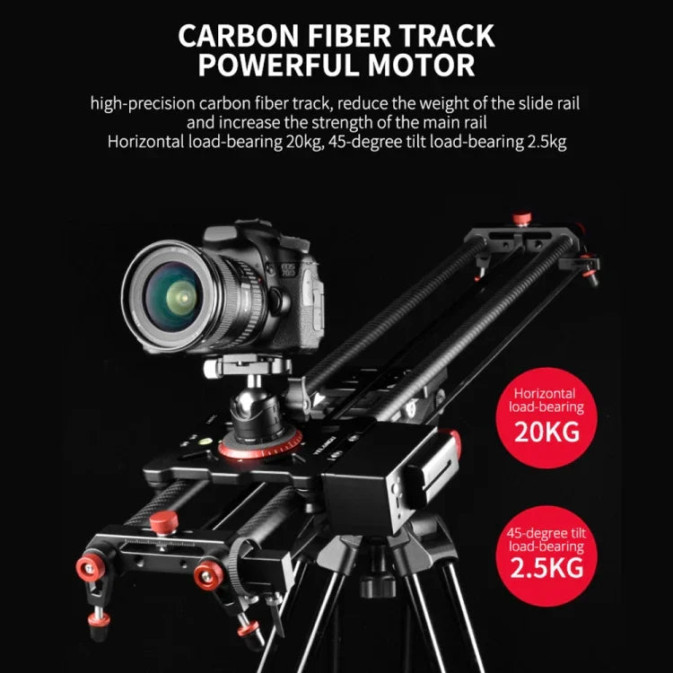 YELANGU L80TC รางสไลด์ไฟฟ้ายาว 80 ซม. พร้อมรีโมทคอนโทรล 2.4GHz สำหรับกล้อง SLR / กล้องวิดีโอ, L80TC 80 ซม.