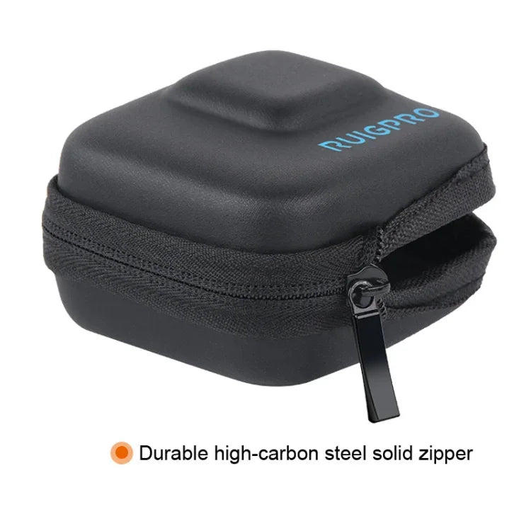กล่องเก็บและป้องกัน EVA ขนาดเล็กพิเศษ RUIGPRO สำหรับ GoPro Hero11 Black / HERO10 Black / HERO9 Black / HERO8 Black /7 /6 /5, สำหรับ GoPro HERO7 /6 /5