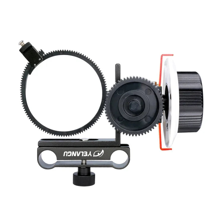 YELANGU F0 ระบบโฟกัสกล้องพร้อมสายรัดเกียร์สำหรับ Canon / Nikon / กล้องวิดีโอ / กล้อง DSLR, F0 (สีส้ม), F0 (สีน้ำเงิน), F0 (สีแดง)