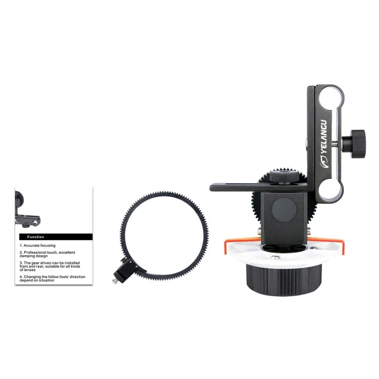 YELANGU F0 ระบบโฟกัสกล้องพร้อมสายรัดเกียร์สำหรับ Canon / Nikon / กล้องวิดีโอ / กล้อง DSLR, F0 (สีส้ม), F0 (สีน้ำเงิน), F0 (สีแดง)