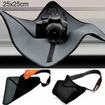 กระเป๋าเนโอพรีนกันกระแทก ผ้าห่มห่อวิเศษสำหรับเลนส์กล้อง Canon / Nikon / Sony, ขนาด: 25 x 25ซม.
