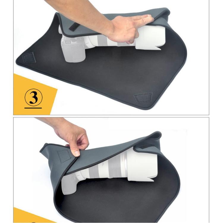 กระเป๋าเนโอพรีนกันกระแทก Magic Wrap Blanket สำหรับเลนส์กล้อง Canon / Nikon / Sony ขนาด: 55 x 55 ซม., 55 x 55 ซม.