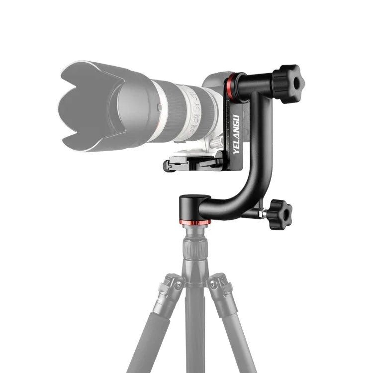 หัวขาตั้งกล้องกันสั่น YELANGU A201 แบบหมุนรอบ 360 องศาสำหรับกล้อง DV และ SLR, A201