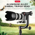 หัวขาตั้งกล้องกันสั่น YELANGU A201 แบบหมุนรอบ 360 องศาสำหรับกล้อง DV และ SLR, A201
