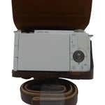 Full Body Camera PU Leather Case Bag for Sony ZV-E10, For Sony ZV-E10