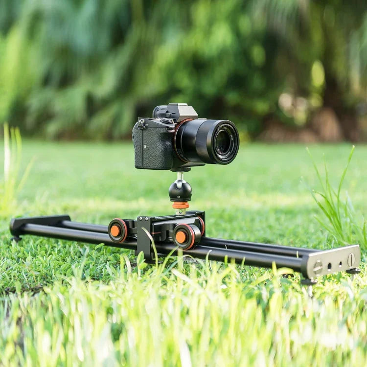 รางสไลด์ต่อเชื่อม YELANGU L4X-60ET ขนาด 60ซม. พร้อมรางรถเข็นและหัวบอลสำหรับกล้อง SLR / วิดีโอ, L4X-60ET 60ซม.