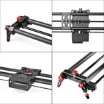 YELANGU L60TC รางสไลด์ไฟฟ้ายาว 60 ซม. พร้อมรีโมท 2.4GHz สำหรับกล้อง SLR / กล้องวิดีโอ, L60TC 60 ซม.