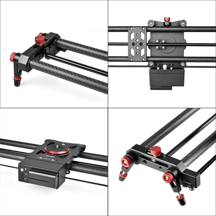 YELANGU L60TC รางสไลด์ไฟฟ้ายาว 60 ซม. พร้อมรีโมท 2.4GHz สำหรับกล้อง SLR / กล้องวิดีโอ, L60TC 60 ซม.