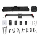 YELANGU L60TC รางสไลด์ไฟฟ้ายาว 60 ซม. พร้อมรีโมท 2.4GHz สำหรับกล้อง SLR / กล้องวิดีโอ, L60TC 60 ซม.