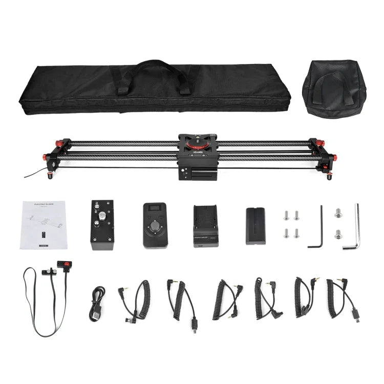 YELANGU L60TC รางสไลด์ไฟฟ้ายาว 60 ซม. พร้อมรีโมท 2.4GHz สำหรับกล้อง SLR / กล้องวิดีโอ, L60TC 60 ซม.