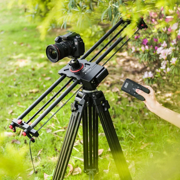 YELANGU L60TC รางสไลด์ไฟฟ้ายาว 60 ซม. พร้อมรีโมท 2.4GHz สำหรับกล้อง SLR / กล้องวิดีโอ, L60TC 60 ซม.