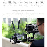 FEELWORLD LUT5 จอมอนิเตอร์กล้อง DSLR ขนาด 5.5 นิ้ว ความสว่างสูงพิเศษ 3000 นิต แบบสัมผัส, LUT5