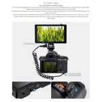 FEELWORLD LUT5 จอมอนิเตอร์กล้อง DSLR ขนาด 5.5 นิ้ว ความสว่างสูงพิเศษ 3000 นิต แบบสัมผัส, LUT5