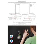 LAIZESKE LA8 หุ่นยนต์ถ่ายภาพอัจฉริยะ ติดตามอัตโนมัติ 360 องศา พร้อมที่ยึดโทรศัพท์, LA8