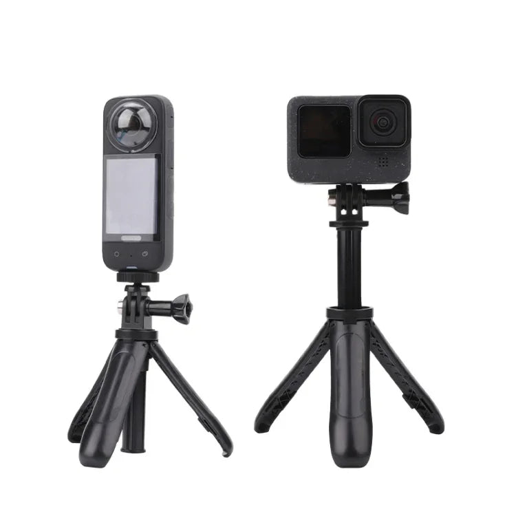 ขาตั้งกล้องพับได้อเนกประสงค์สำหรับไม้เซลฟี่ GoPro, Insta360, DJI และกล้องแอคชั่นอื่นๆ ความยาว: 12-23 ซม., ความยาว: 12-23 ซม. (สีแดง), ความยาว: 12-23 ซม. (สีน้ำเงิน)