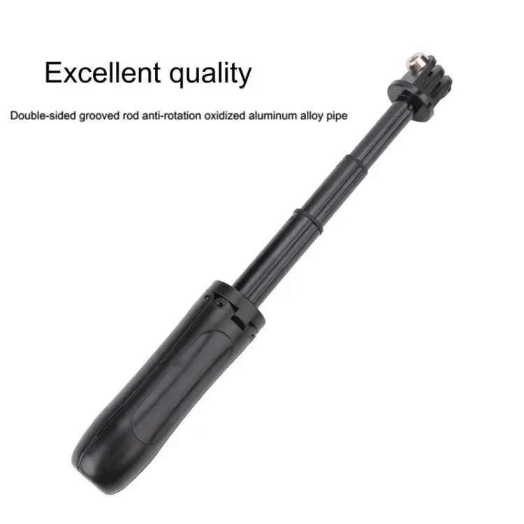 ขาตั้งกล้องพับได้อเนกประสงค์สำหรับไม้เซลฟี่ GoPro, Insta360, DJI และกล้องแอคชั่นอื่นๆ ความยาว: 12-23 ซม., ความยาว: 12-23 ซม. (สีแดง), ความยาว: 12-23 ซม. (สีน้ำเงิน)