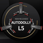 YELANGU L5 สไลเดอร์รางไฟฟ้า 3 ล้อ รับน้ำหนัก: 3 กก., รถดอลลี่ L5