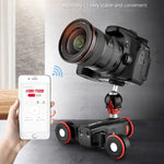YELANGU L5 สไลเดอร์รางไฟฟ้า 3 ล้อ รับน้ำหนัก: 3 กก., รถดอลลี่ L5