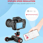 YELANGU L5 สไลเดอร์รางไฟฟ้า 3 ล้อ รับน้ำหนัก: 3 กก., รถดอลลี่ L5