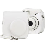 กระเป๋าเคสกล้องหนัง PU วินเทจเต็มตัวพร้อมสายสำหรับ FUJIFILM instax mini 7+, สำหรับ FUJIFILM instax mini 7+