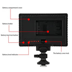HD-160 White Light LED Video Light on-Camera Photography Lighting Fill Light for Canon, Nikon, DSLR Camera with 3 Filter Plates, HD-160