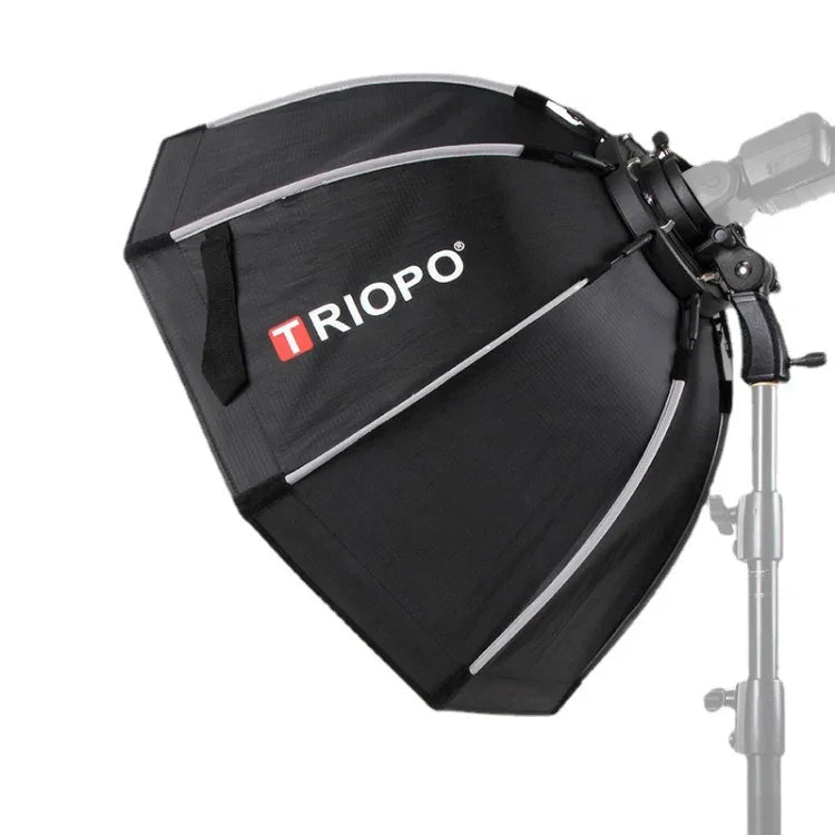 TRIOPO KS2-55 ซอฟต์บ็อกซ์แบบแปดเหลี่ยมขนาด 55 ซม. สำหรับแฟลชสปีดไลท์ ความเร็วในการโหลดสูง, KS2-55