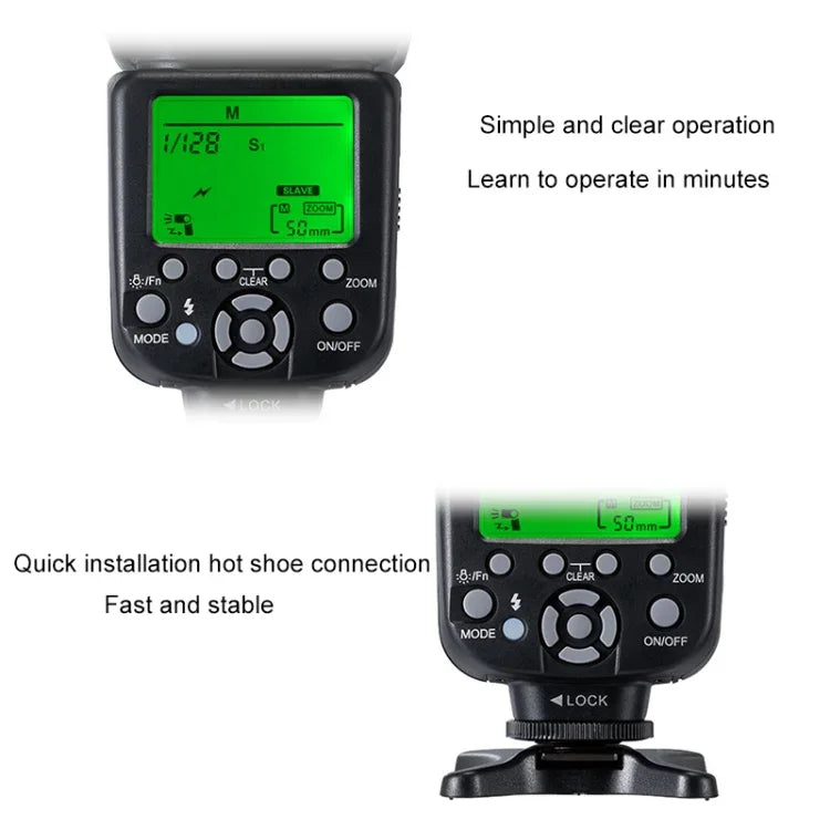 แฟลชสปีดไลท์ TRIOPO TR-982IIIC สำหรับ Canon, TR-982IIIC สำหรับ Canon