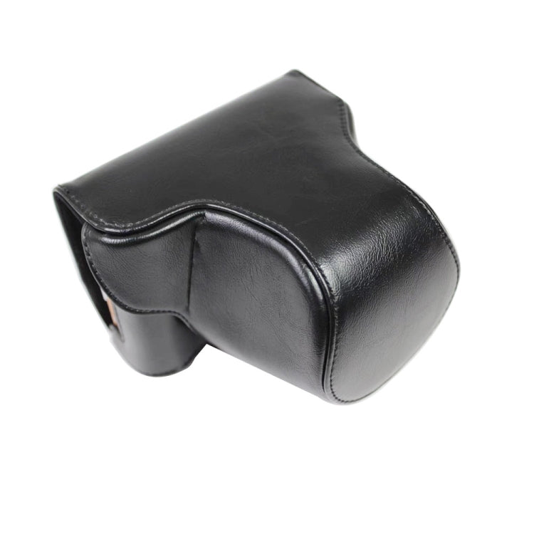 กระเป๋าเคสกล้องหนัง PU แบบเต็มตัวพร้อมสายสะพาย สำหรับ FUJIFILM X-A7 / X-A20 (เลนส์ 15-55mm), สำหรับ FUJI X-A7
