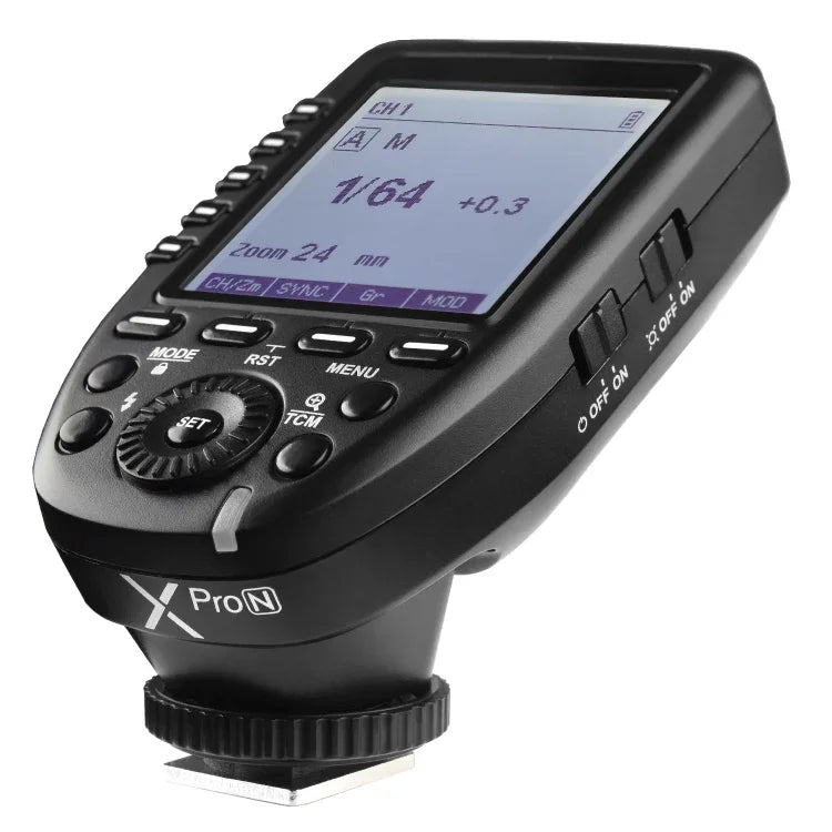 ตัวกระตุ้นแฟลชไร้สาย TTL Godox Xpro-N สำหรับ Nikon, Xpro-N สำหรับ Nikon