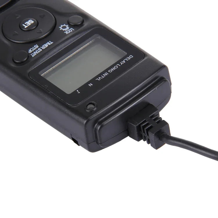 รีโมทคอนโทรลตั้งเวลาถ่ายภาพแบบ LCD RST-7002 พร้อมสาย C8 สำหรับกล้อง CANON 1D/1DS/50D/40D/30D/20D/10D/5D/7D, RST-7002
