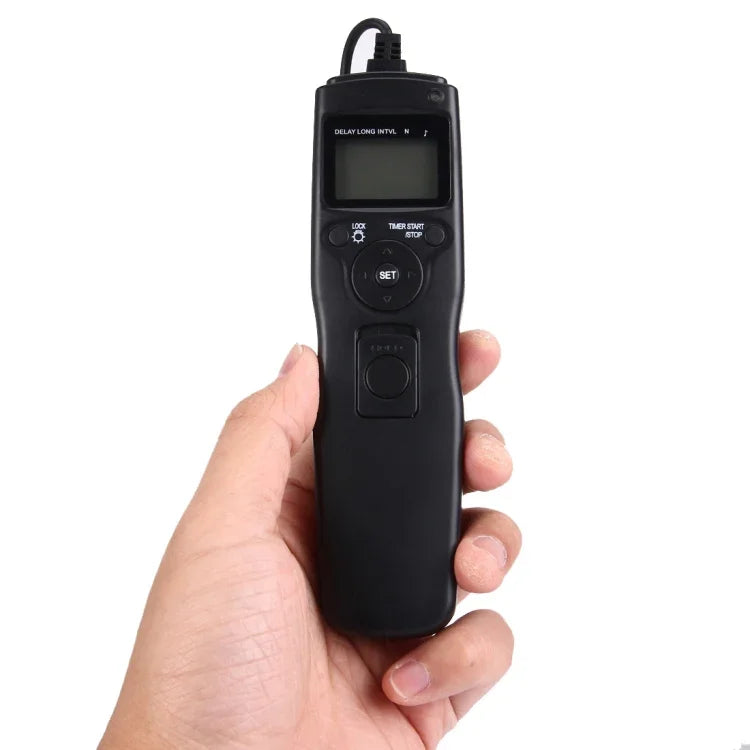 รีโมทคอนโทรลตั้งเวลาถ่ายภาพแบบ LCD RST-7002 พร้อมสาย C8 สำหรับกล้อง CANON 1D/1DS/50D/40D/30D/20D/10D/5D/7D, RST-7002