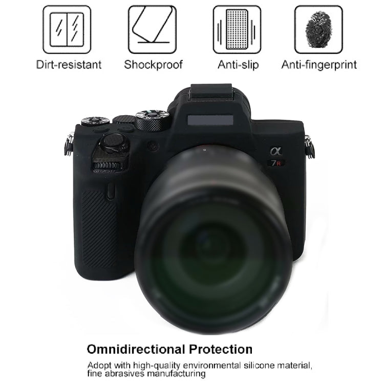 เคสซิลิโคนอ่อนนุ่มสำหรับ Sony A7R4, สำหรับ Sony A7R4