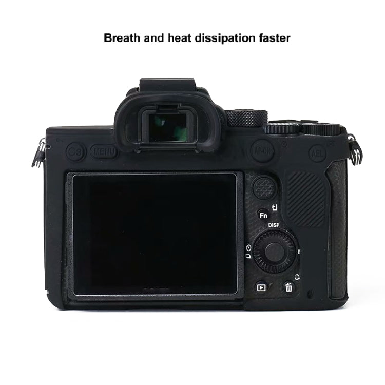 เคสซิลิโคนอ่อนนุ่มสำหรับ Sony A7R4, สำหรับ Sony A7R4