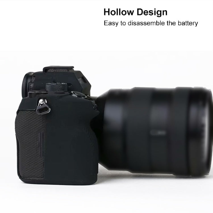 เคสซิลิโคนอ่อนนุ่มสำหรับ Sony A7R4, สำหรับ Sony A7R4