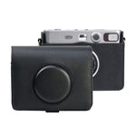 กระเป๋าเคสกล้องหนัง PU ดีไซน์ย้อนยุค พร้อมสายสะพาย สำหรับ FUJIFILM instax mini Evo, สำหรับ FUJIFILM instax mini Evo ดีไซน์ย้อนยุค