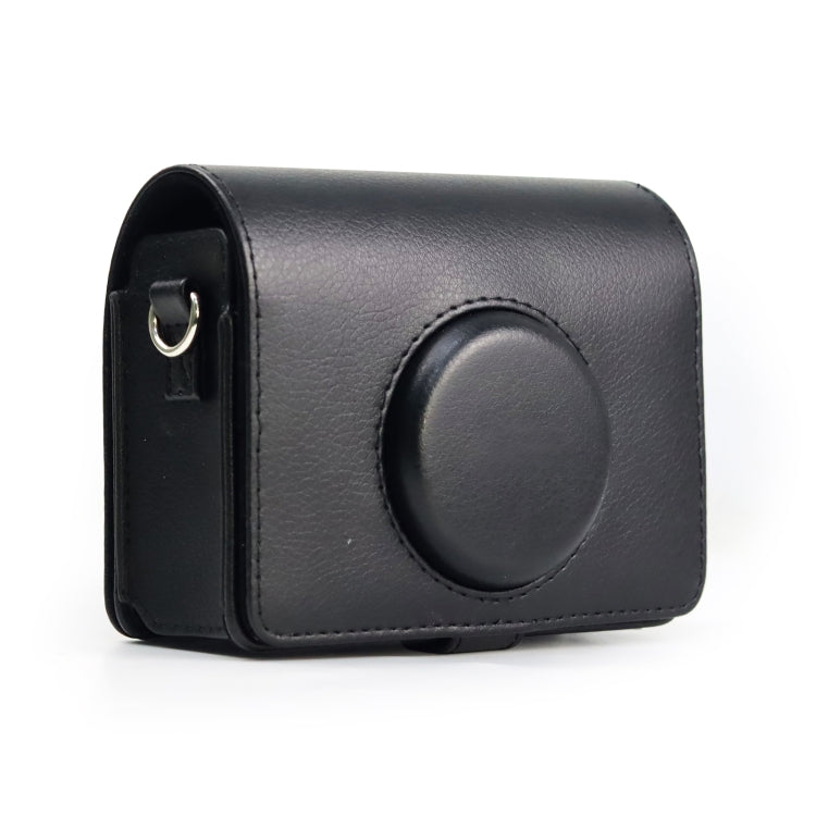 กระเป๋าเคสกล้องหนัง PU ดีไซน์ย้อนยุค พร้อมสายสะพาย สำหรับ FUJIFILM instax mini Evo, สำหรับ FUJIFILM instax mini Evo ดีไซน์ย้อนยุค