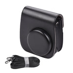 Solid Color Full Body Camera Leather Case Bag with Strap for FUJIFILM Instax mini 11