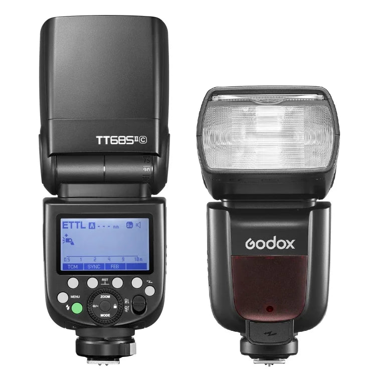 แฟลชสปีดไลท์ไร้สาย Godox TT685II-C 2.4GHz TTL HSS 1/8000 วินาที สำหรับ Canon, TT685II-C สำหรับ Canon