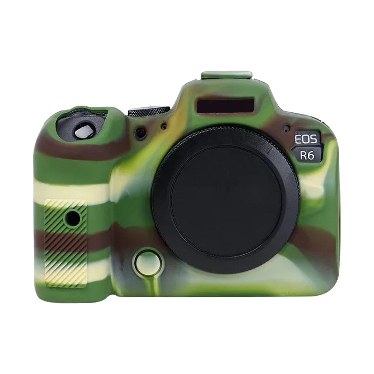 เคสซิลิโคนเนื้อละเอียดลายลิ้นจี่สำหรับ Canon EOS R6, สำหรับ Canon EOS R6