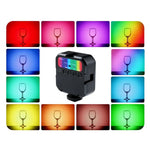 ไฟเติมความงามสีเต็ม MJ88 Pocket 3000-7000K+RGB สำหรับกล้องถ่ายภาพและสตรีมเมอร์ พร้อมรีโมทคอนโทรล, MJ88