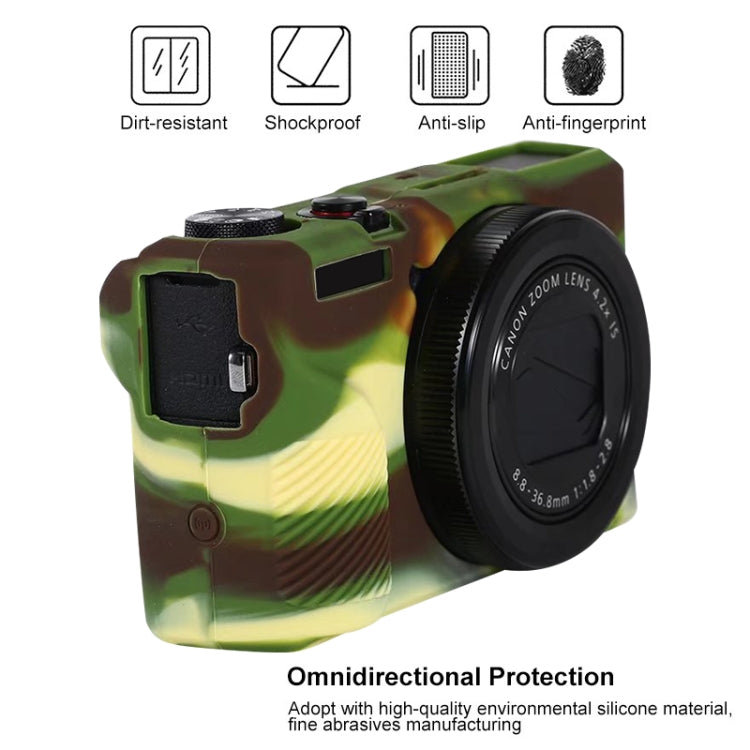 เคสซิลิโคนอ่อนนุ่มสำหรับ Canon PowerShot G7 X Mark III / G7X III / G7X3, สำหรับ Canon PowerShot G7 X Mark III