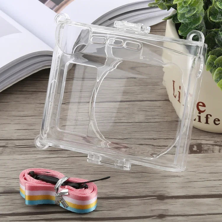 เคสคริสตัลป้องกันพร้อมสายคล้องสำหรับ FUJIFILM instax mini 90, สำหรับ FUJIFILM instax mini 90