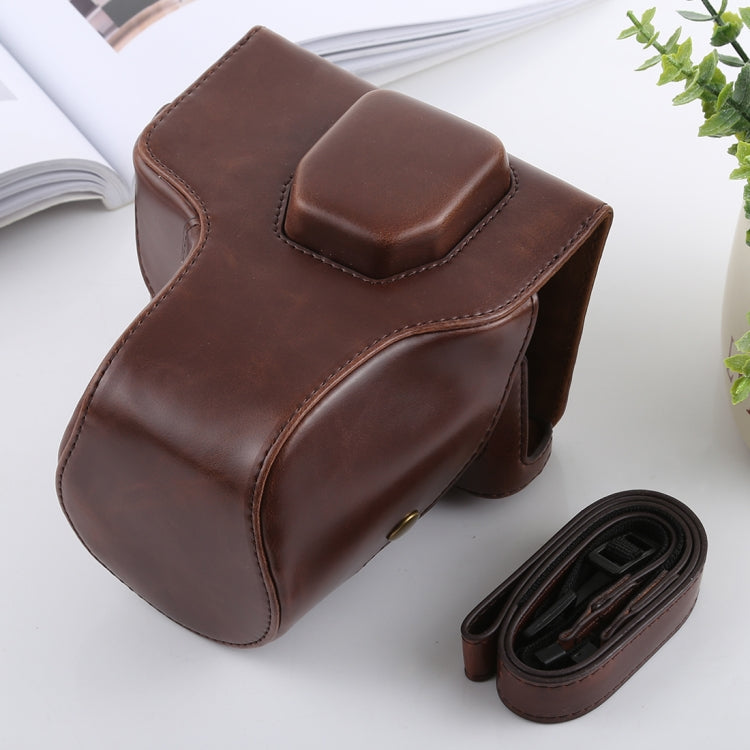 กระเป๋าเคสกล้องหนัง PU แบบเต็มตัว พร้อมสายรัดสำหรับ FUJIFILM X-T3, สำหรับ FUJI X-T3
