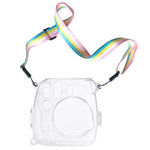 เคสคริสตัลป้องกันพร้อมสายรัดสำหรับ FUJIFILM instax mini 9 / mini 8+ / mini 8, สำหรับ FUJIFILM instax mini 9