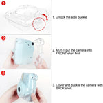 เคสคริสตัลป้องกันพร้อมสายรัดสำหรับ FUJIFILM instax mini 9 / mini 8+ / mini 8, สำหรับ FUJIFILM instax mini 9