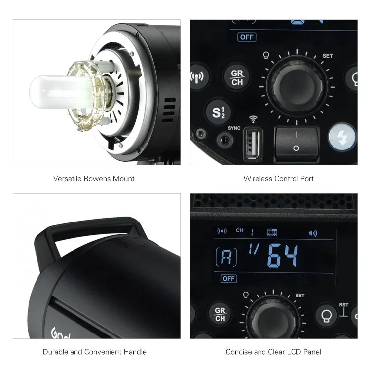 ไฟแฟลชสตูดิโอ Godox DP600III 600Ws พร้อมเมาท์ Bowens, DP600III