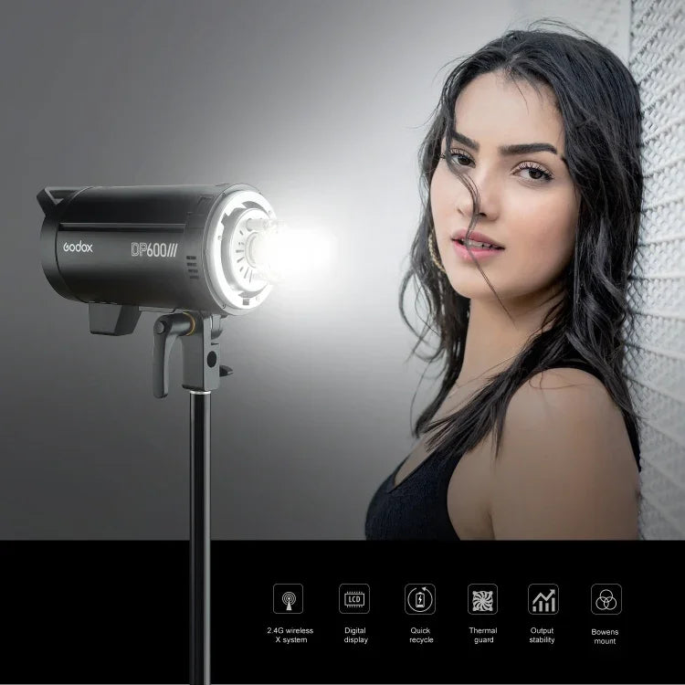 ไฟแฟลชสตูดิโอ Godox DP600III 600Ws พร้อมเมาท์ Bowens, DP600III