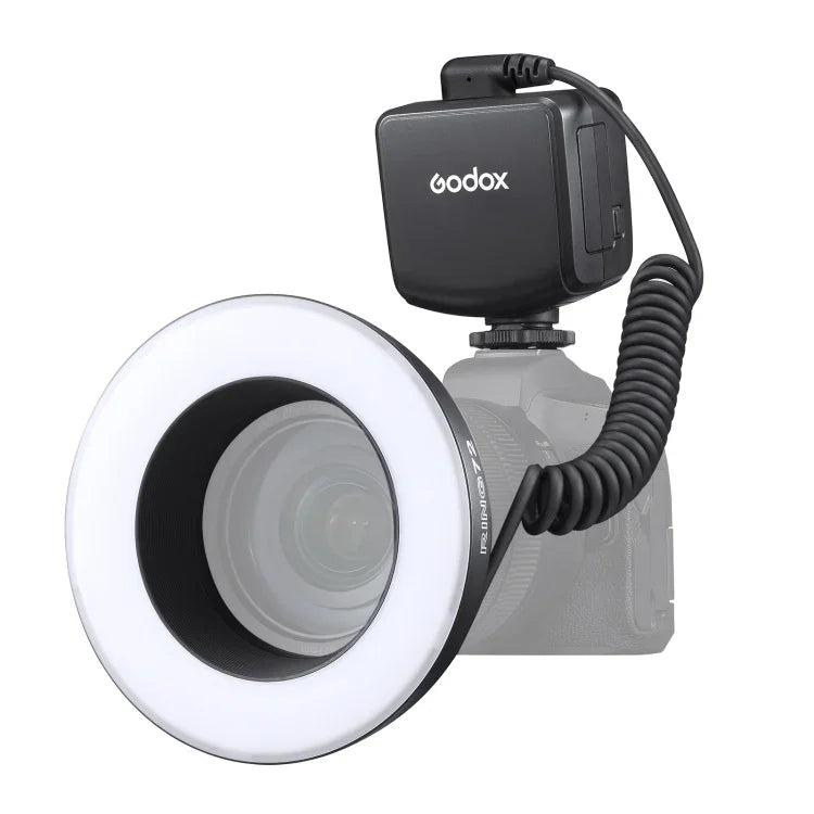 ไฟแฟลชวงแหวนมาโคร Godox Ring72 พร้อมวงแหวนอะแดปเตอร์ 8 ขนาดต่างกัน, Ring72
